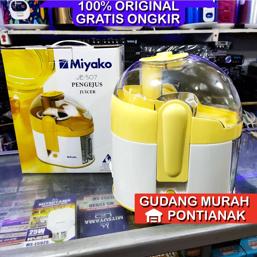 Juicer Miyako JE 507 pelumat seperti blender ampas pisah awet tahan lama