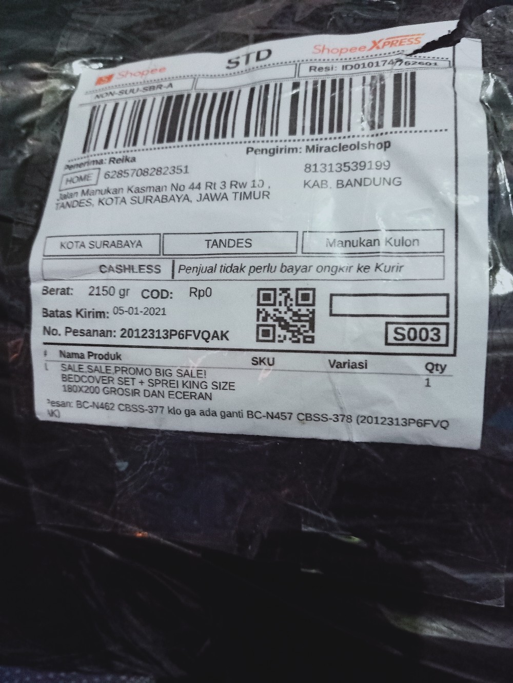 Sale,sale,promo Big Sale! Bedcover Set + Sprei King Size 180x200 Grosir Dan Eceran