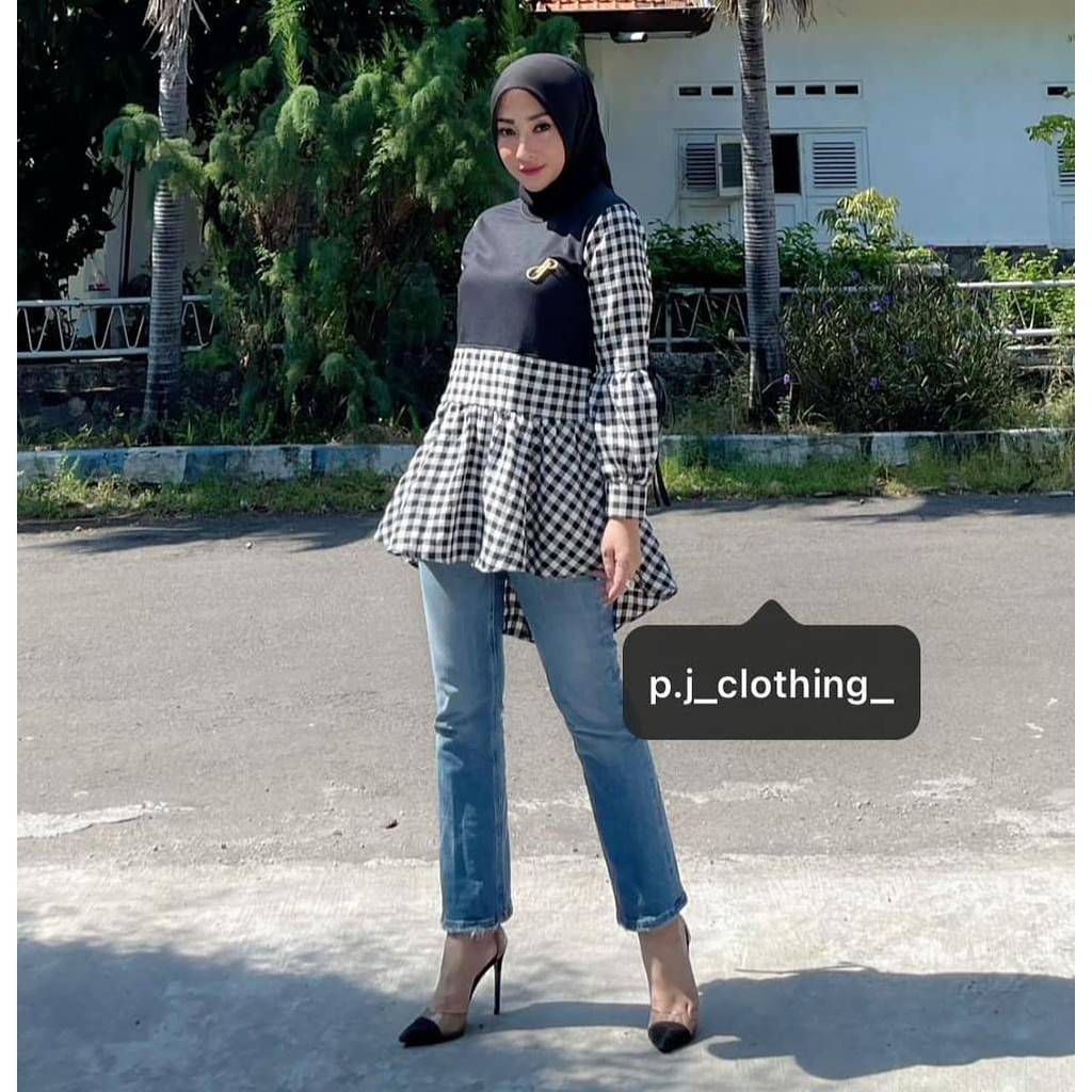 BAJU ATASAN WANITA GEYA TOP BY PIPIK JULIANA p.j_clothing.id