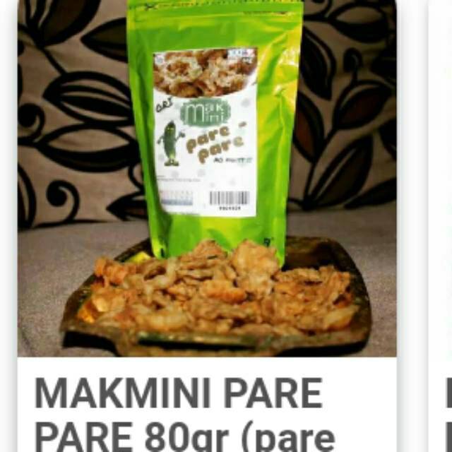 

ECER MAKMINI parepare. Pare crispy [NO PAHIT, NO GETIR]