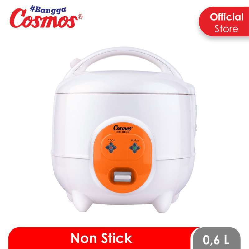 COSMOS Rice Cooker 0.6 Liter  Anti Lengket CRJ 1001N / Magic Com - Garansi 1 Tahun