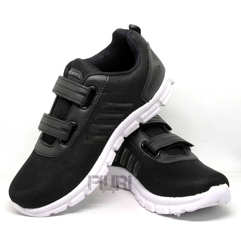 FIURI - PRO ATT ORIGINAL - PC 870V HITAM PUTIH 31-38- SEPATU KETS COWOK - SEPATU SNEAKERS OLAHRAGA SPORT PRIA - SEPATU CASUAL KANVAS - SEPATU JOGGING LARI FITNESS GYM SENAM KRETEKAN - SEPATU ANAK LAKI-LAKI COWOK - SEPATU SEKOLAH PEREKAT SD SMP SMA