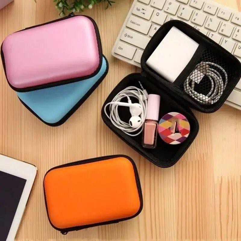 Pouch Penyimpanan Headset / Charger / Dompet Headset / Charger / Cable Data Multifungsi