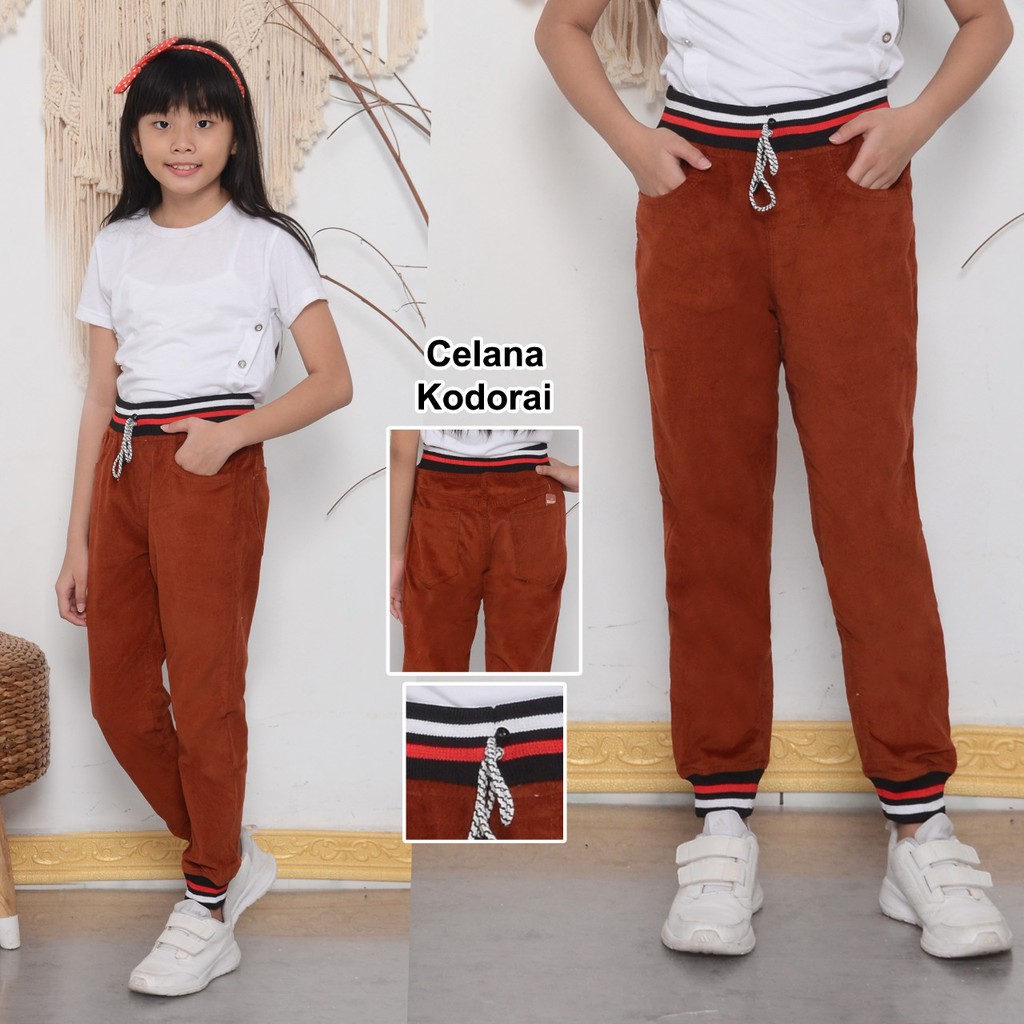 ( Size 24 - 26 ) MC girl - Celana Codoray Anak Tanggung / Celana Panjang Anak Perempuan