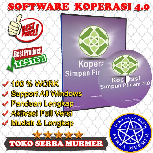 Software program aplikasi koperasi simpan pinjam lengkap mudah full versi