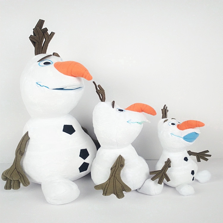 Boneka Plush Model Olaf Snowman Lucu Ukuran 50cm untuk Hadiah Natal