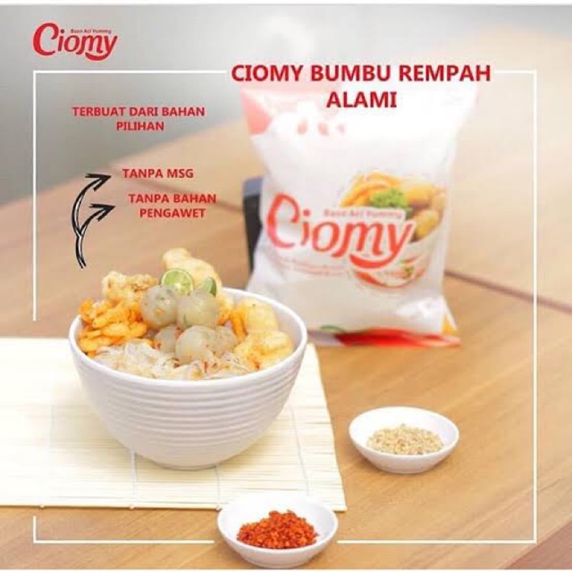 

Baso Aci Ciomy Ayam Sachset