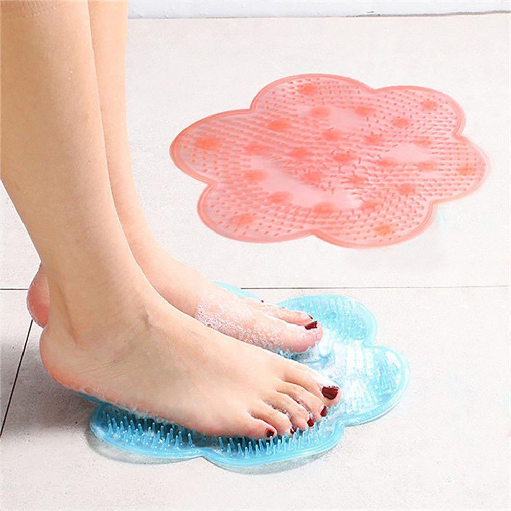 Pad Pijat Kaki Bahan Silikon Anti slip Untuk Mandi