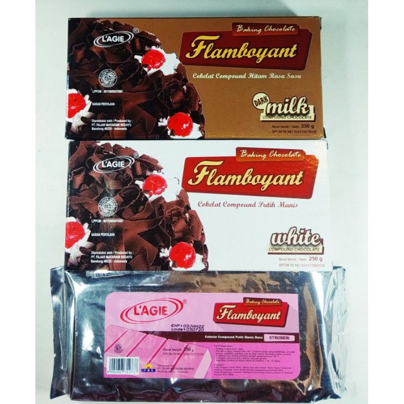 

Coklat Batang Flamboyan L'Agie 250gr (Dark Milk, White, Strobery)