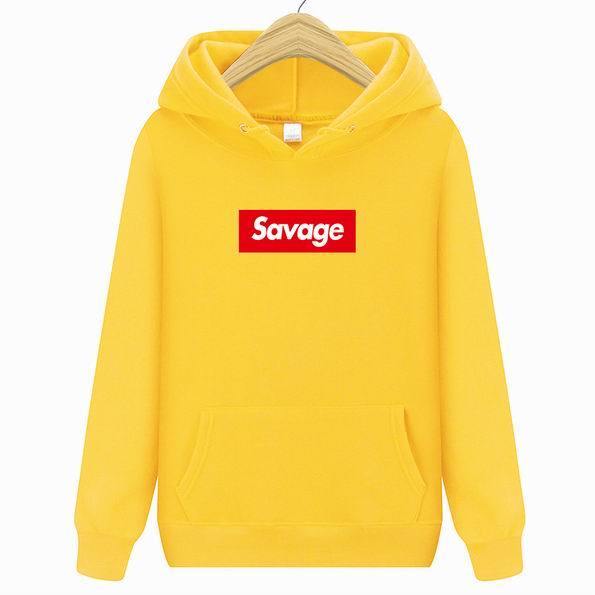 SAVAGE Jumper Hoodie II SAVAGE Sweater Hoodie II Sweter Oblong Topi Sz M - XL ( Pria &amp; Wanita / Anak &amp; Dewasa )