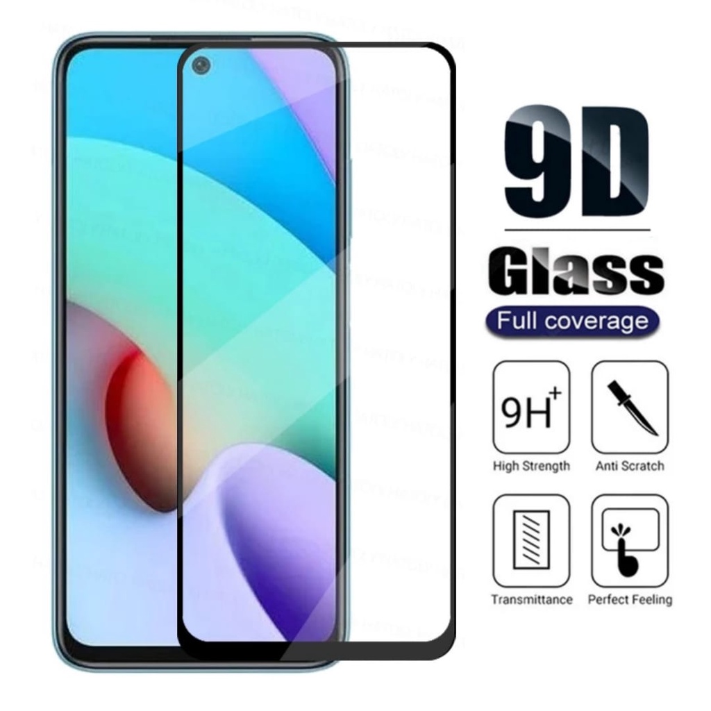 PROMO 2in1 Tempered Glass XIAOMI REDMI 10 Anti Gores layar kaca Free Garskin Carbon