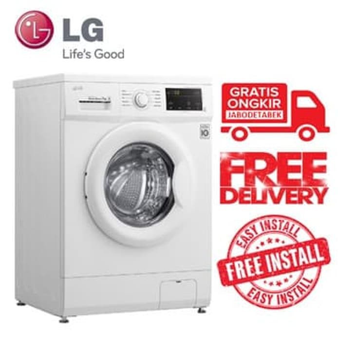 Lg Mesin Cuci Otomatis Front Loading 7kg Fm1007n3w Inverter 7 Kg Indonesia