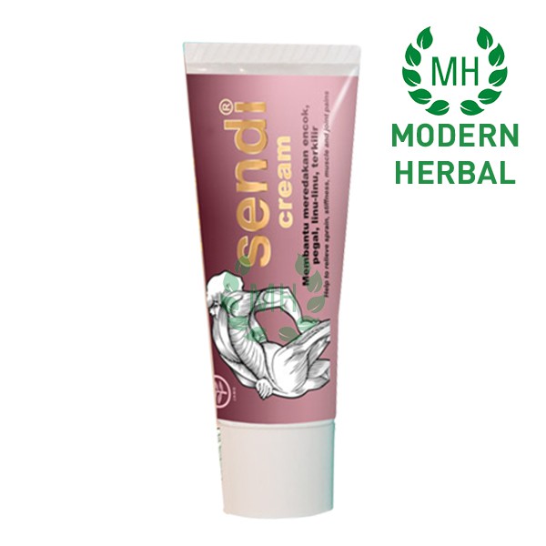 SENDI CREAM MINT 60 GRAM - Borobudur Herbal -Membantu meredakan pegal, linu, nyeri otot pinggang