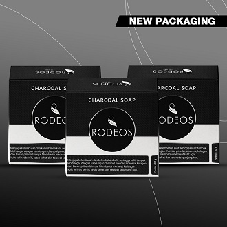 [COD/BAYAR DI TEMPAT] Sabun Rodeos Men Original - Sabun Pemutih Badan dan Wajah Rodeos Charcoal Soap