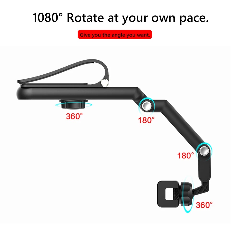 Stand Holder Handphone / GPS Universal 1080 Derajat Untuk Dashboard Mobil