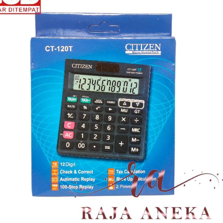 

Update Kalkulator Citizen CT -120 T 12 Digit TerCT Citizen 120T CT 120T CT-120T Dagang Ukuran Besar Citizen 12 Digit ct 120T ,,
