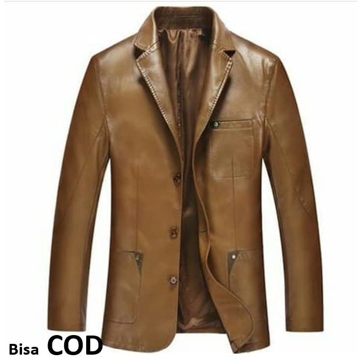 jaket asli kulit pria jaket anak band