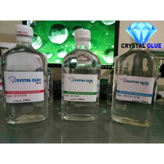 Lem akrilik high 270ml, crystal glue high 270ml