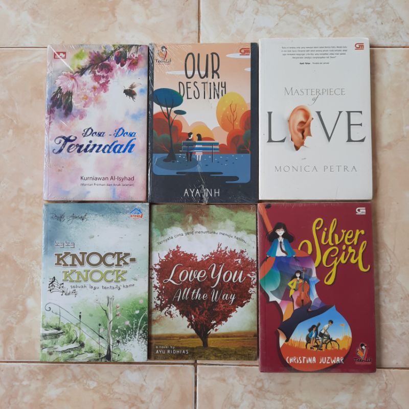 Obral Novel Murah / Novel Remaja / Novel Cinta / Buku Motivasi / Bacaan Islam