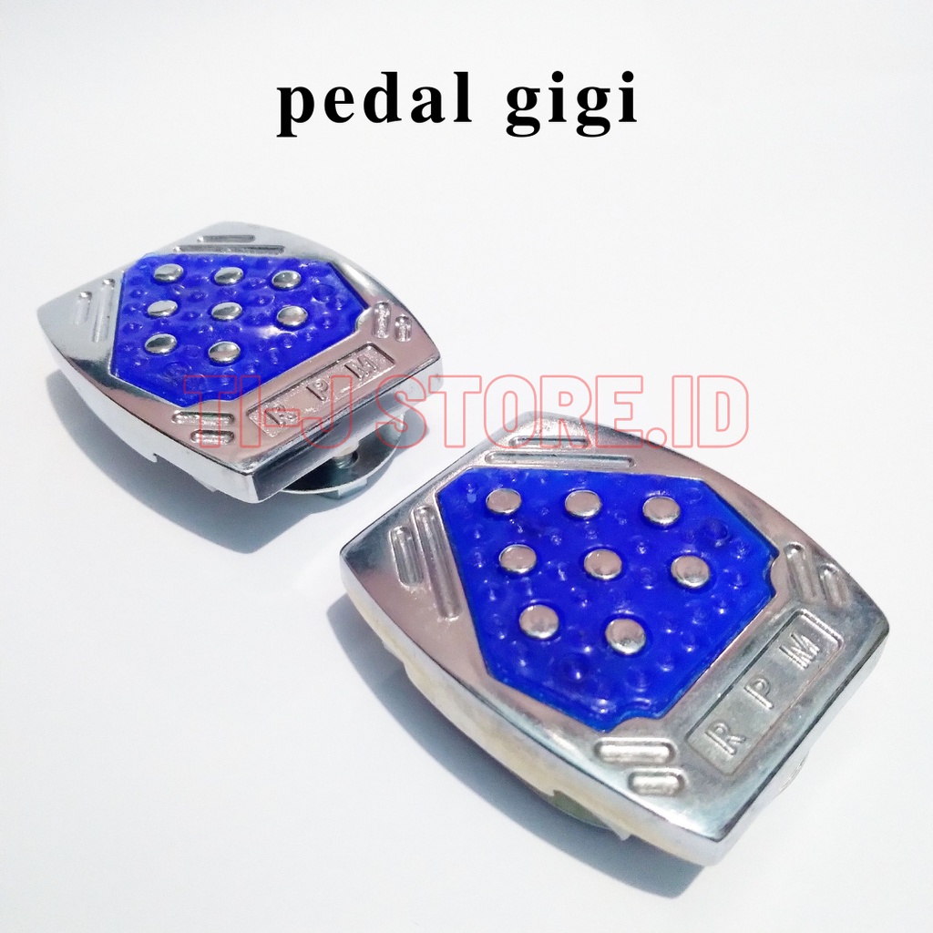 1 Set Cover Pijakan Pedal Gigi Dan Rem Besi Anti Slip Universal Untuk Semua Jenis Motor