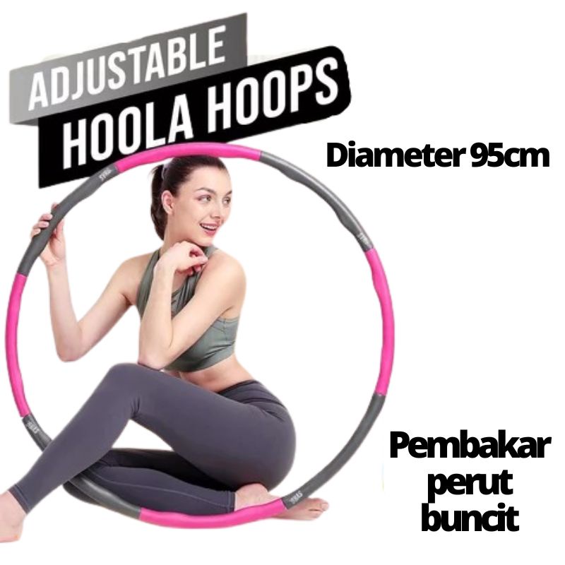 MILIKI SEGERA Alat Olahraga Hula Hoop Dan Skipping Jum Alat Fitness Hula Hoop Foam Bongkar Pasang Olaharaga Hulla Hoop Hulahup Mainan MURAH COD