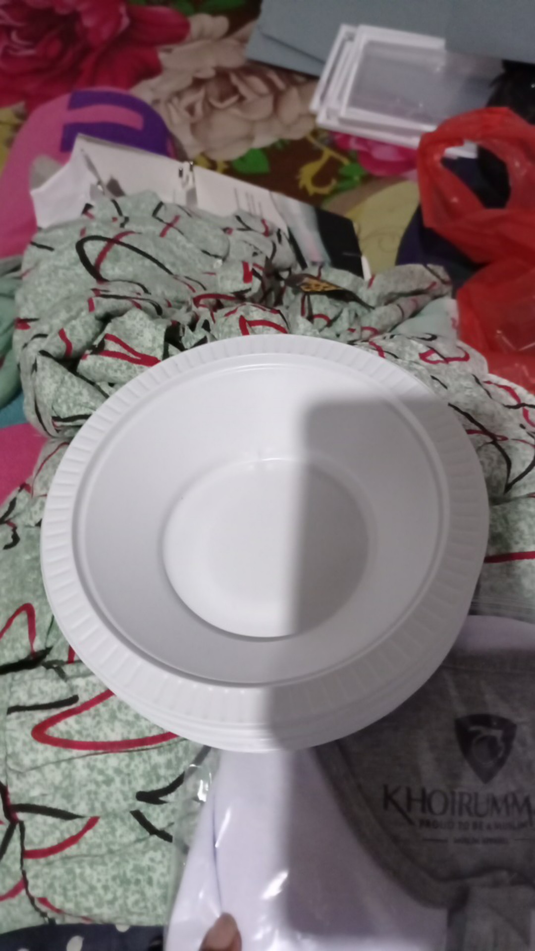 @50pcs Mangkok Plastik M7 Uk Besar Mangkok Pesta Murah Sekali Pakai