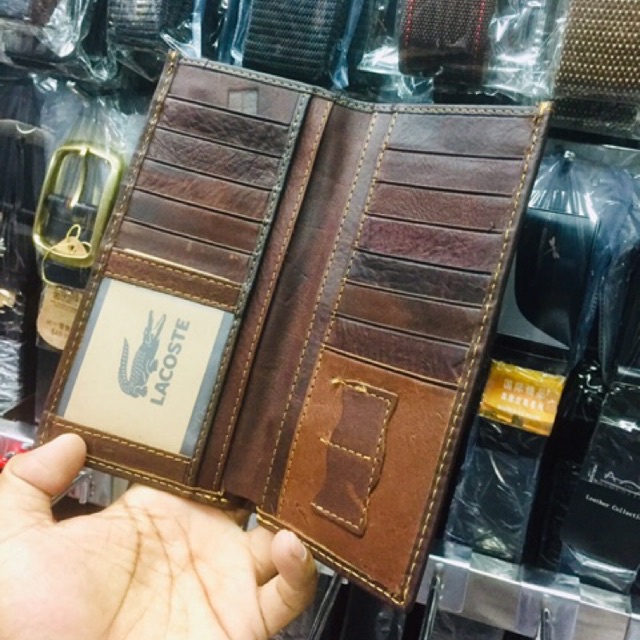 DOMPET PANJANNG KULIT ASLI motif cetak buaya jenisnkulit basah #dompet #dompetkulit #dompetpanjang