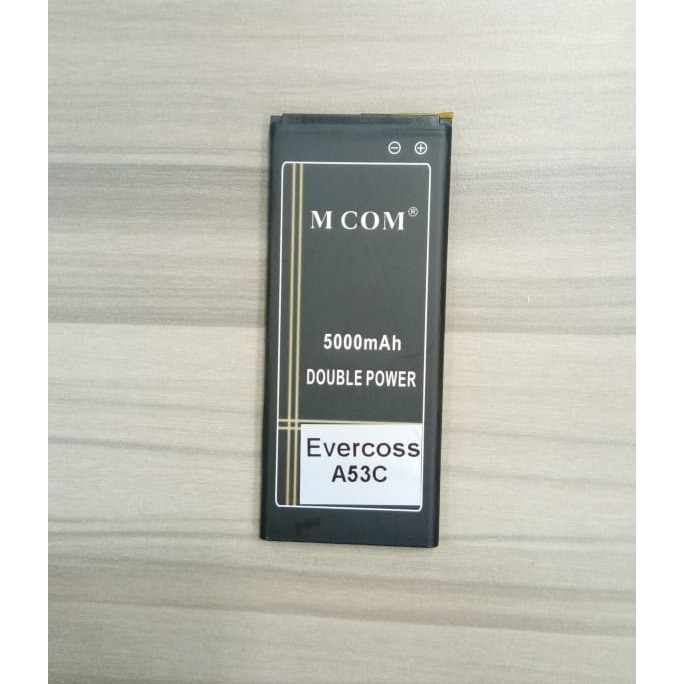 Battery Batre Baterai Double Power Mcom CROSS EVERCOSS A53C