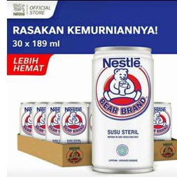 

ready stock! bear brand susu encer 30x189ml (1dus)