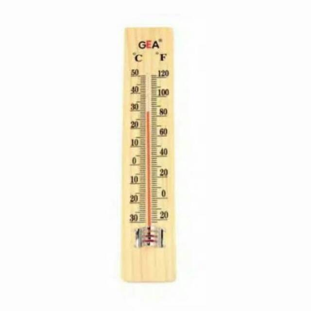 Thermometer ruang kayu