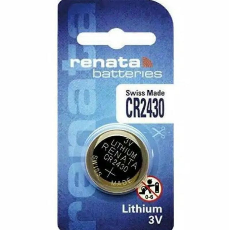 Baterai RENATA CR2430 / CR 2430 Original Battery Batre Batrai Jam Tangan / CR2430 Lithium Coin 3V