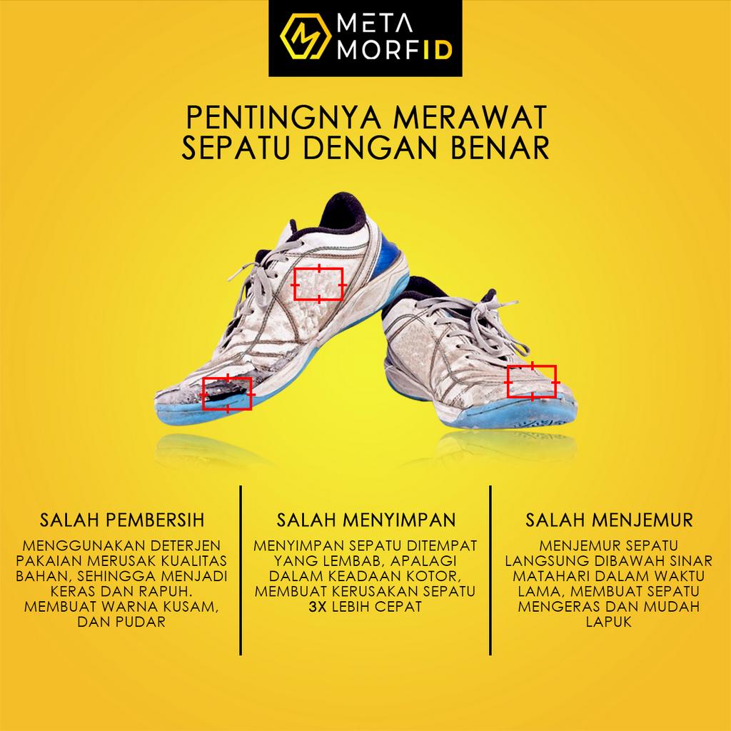 Metamorfid Shoes Cleaner / Cairan Sabun Pembersih Sepatu Sneakers 250ml