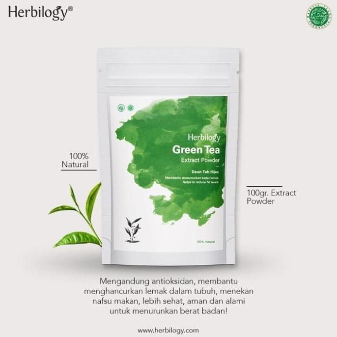 

[COD] Herbilogy Green tea Extract Powder 100g [COD]