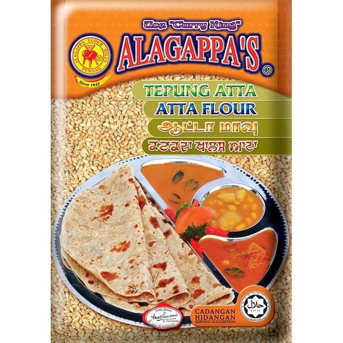

READY STOCK ALAGAPPA'S ATTA / Wheat Flour / Tepung Gandum 800gram TP366