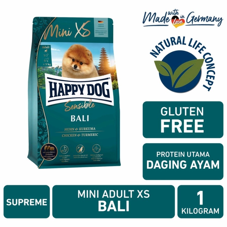 Happy Dog Sensible Mini Bali 1.3kg Freshpack Sensible Bali Adult