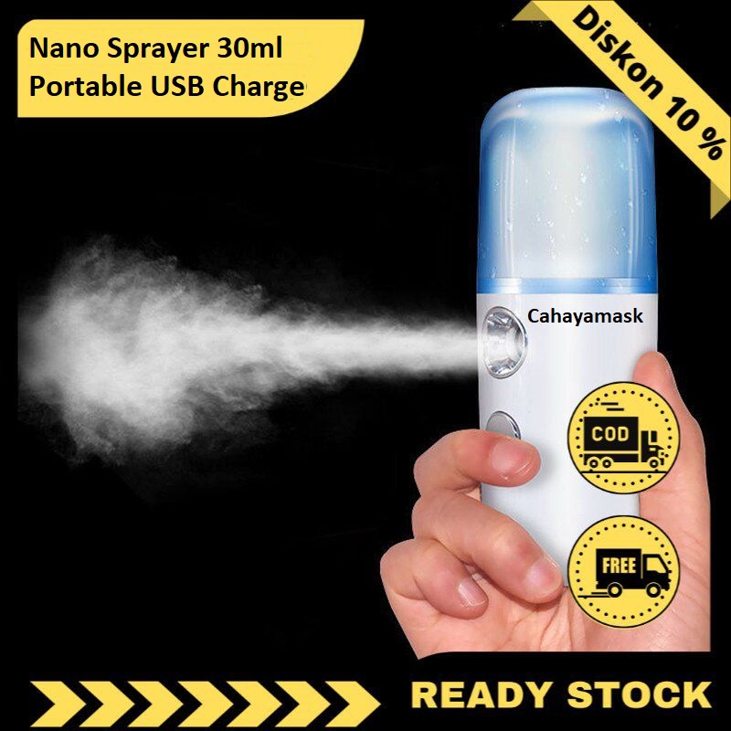 Nano Spray 30ml Portable Usb Charge / Mist Sprayer/Nano Sprayer Mini