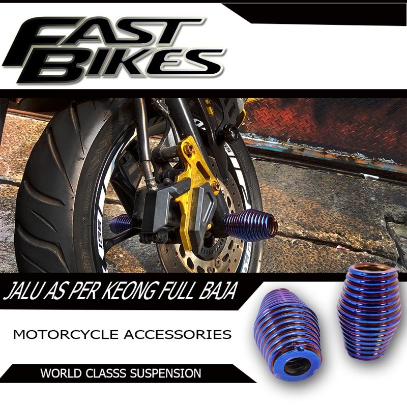 Jalu As Depan Fast Bikes Full Baja Mio Vario Beat Fino Aerox Nmax Nouvo Moge Universal