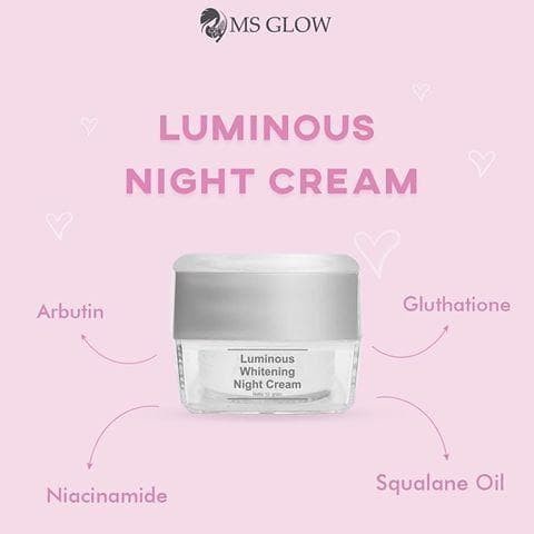 ✨ AKU MURAH ✨ MS glow Luminous night cream 12gr BPOM