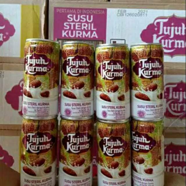 

Susu steril Tujuh kurma 200 ml