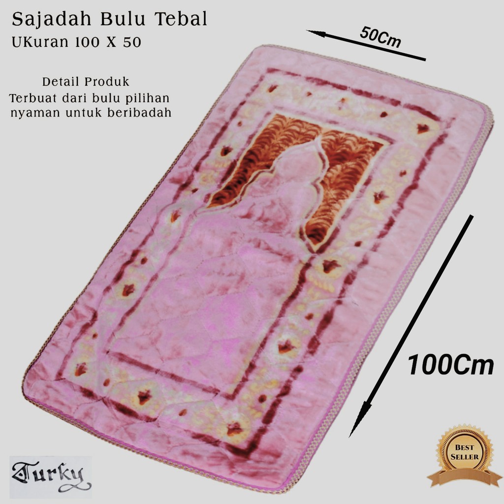 SAJADAH PINK TEBAL HAALUS BLUDRU HARGA GROSIR COD