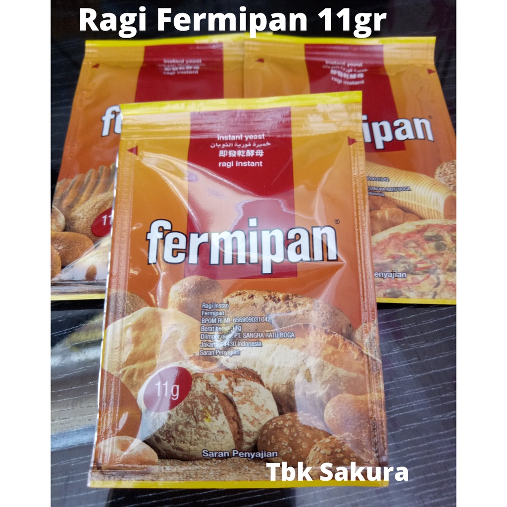 

Ragi fermipan sachet 11gr (1pcs)