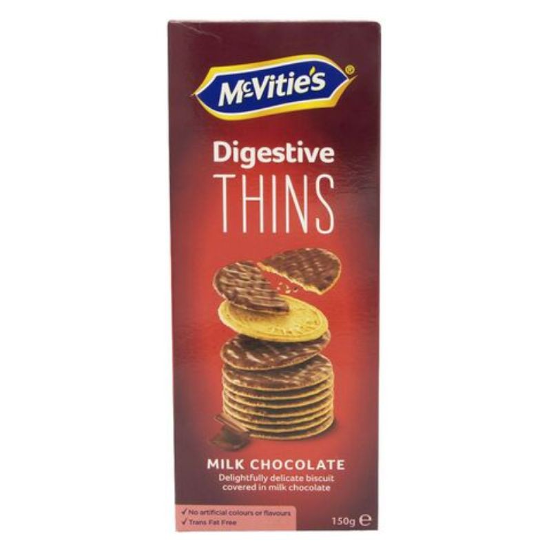 

MCVITIE'S DIGESTIVE THINS MILK CHOCOLATE BOX