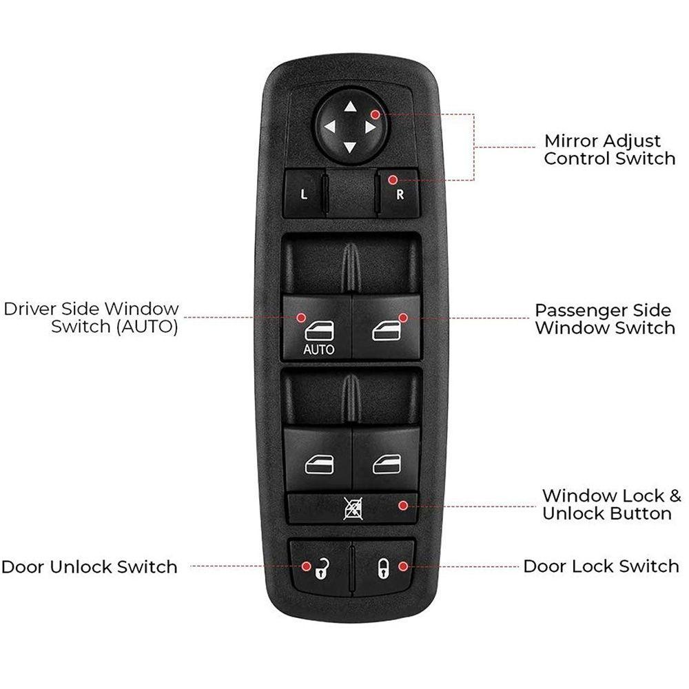 Populer Master Saklar Jendela Modifikasi Untuk Dodge for Journey Dengan Single Auto Down Window Lifter Window Control for Dodge for Nitro 4602632Ag 4602632Ah