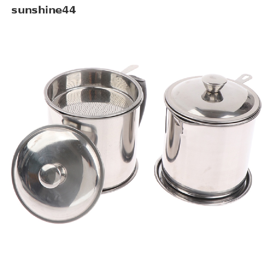 Sunshine Teko Saringan Minyak 1.3L Bahan Stainless Steel Untuk Memasak