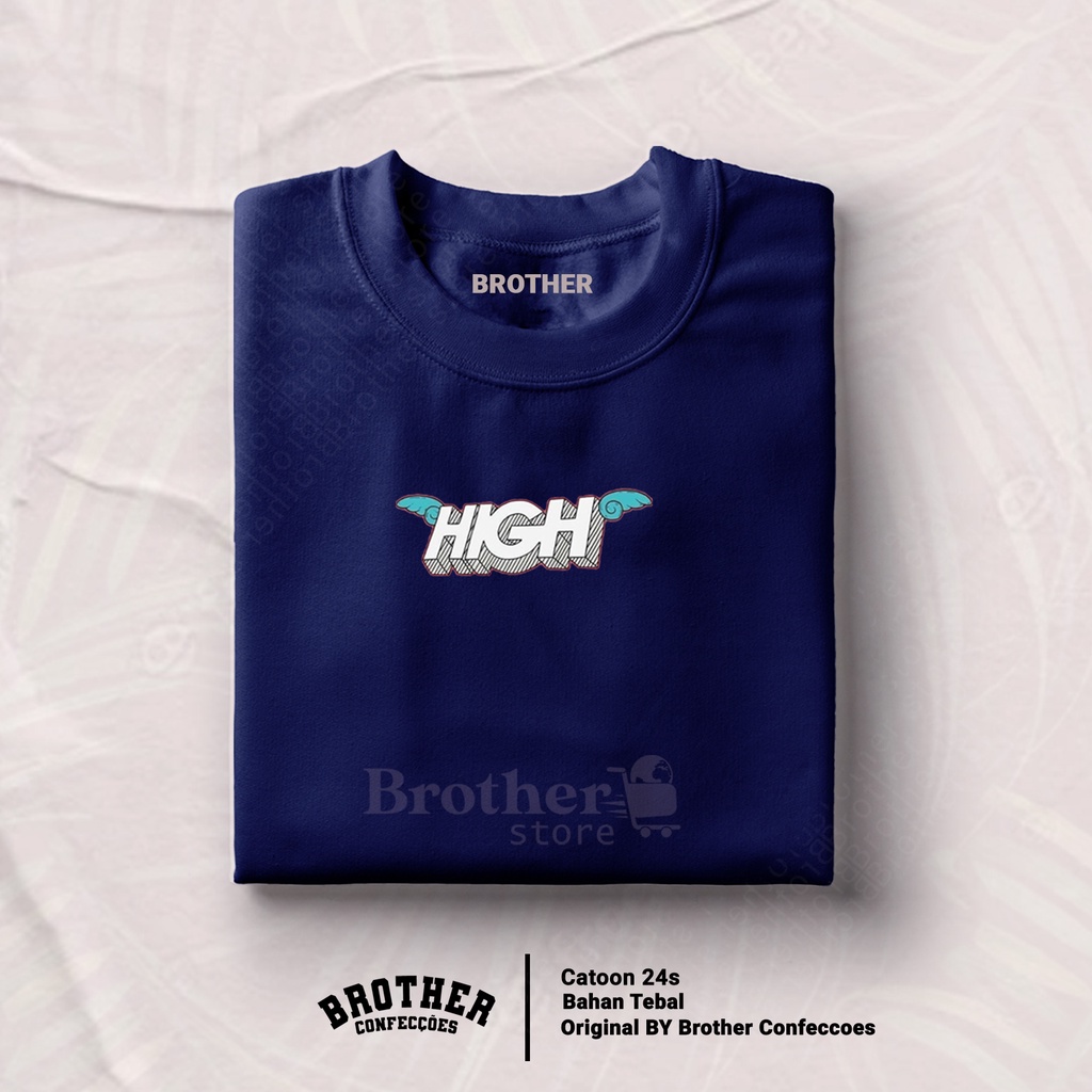 Brother Store Kaos Distro Pria - KAOS COWOK - Kaos Kata Kata - HIGH Premium