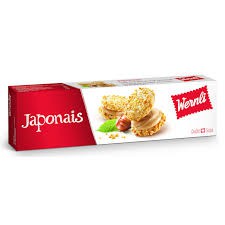 

PROMO!! Wernli Japonais - Biskuit Almond Lapis Krim Kacang Hazelnut