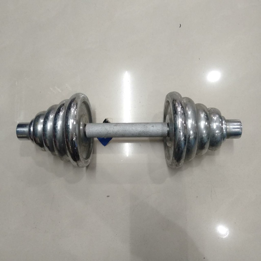 DUMBEL / BARBEL CHROME DB-16 [T0505B] 5 KG