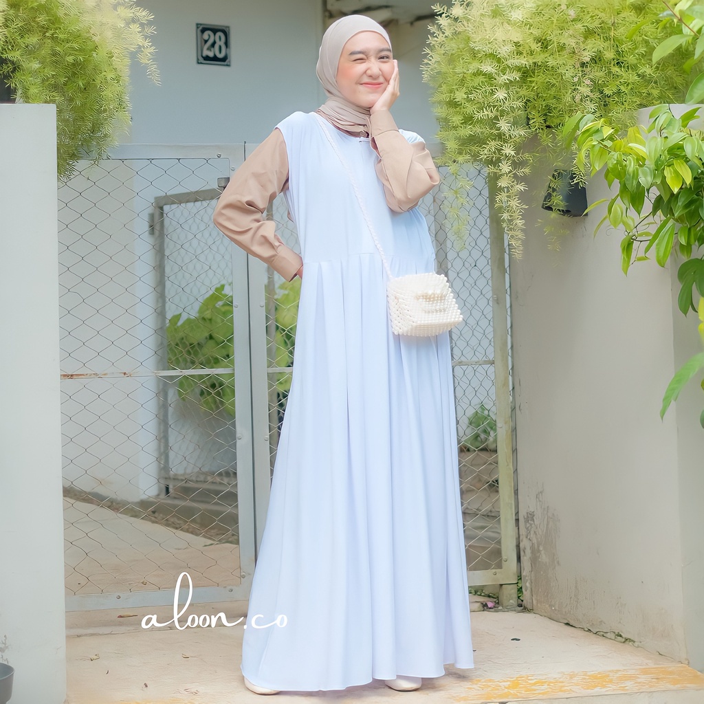 Ranne Inner Dress Bahan Jersey Premium Busui Friendly – Iner Gamis Polos