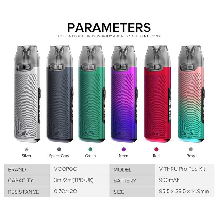 VOOPOO VTHRU POD KIT 900MAH ORIGINAL TERMURAH SIAP NGEBUL