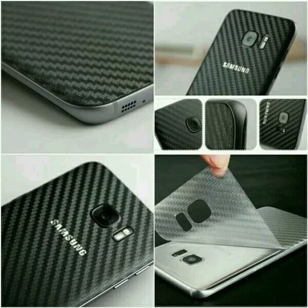 GARSKIN Sticker Carbon Xiaomi Mi 11 Lite 6.55&quot; Skin Carbon Transparan Fiber Protection Back Sticker Carbon